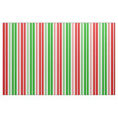 White Red Green Stripes Pattern   ファブリック (ファットクウォーター)