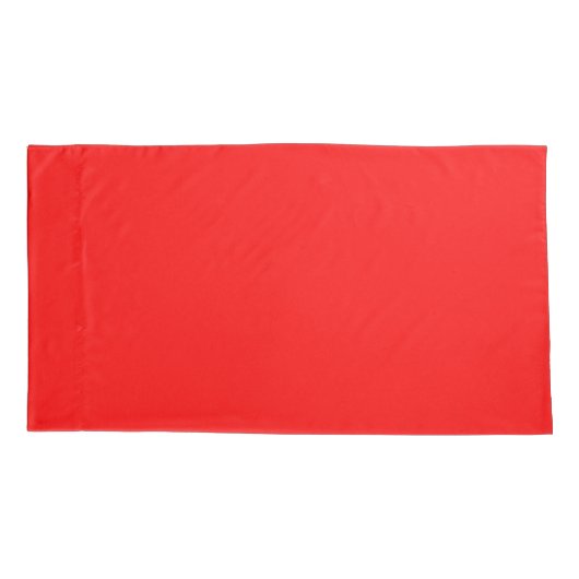 White Red Hearts Pattern 枕カバー (裏面-左)