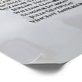 White Reflections 16卓 ウェディング 席次表 ポスター (角)