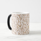 White Rice Texture Mug モーフィングマグカップ (正面左)