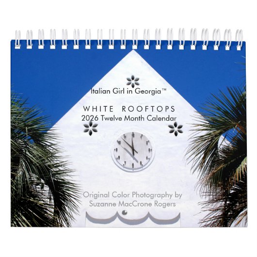 White Rooftops - 2026 Twelve Month Calendar カレンダー (カバー)