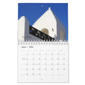 White Rooftops - 2026 Twelve Month Calendar カレンダー (3月 2026)