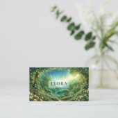 White Rose and Enchanted Green Forest Valley 名刺 (スタンド正面)