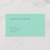 White Rose and Enchanted Green Forest Valley 名刺 (裏面)