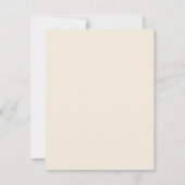 White Rose Art Flower Note Card Set ノートカード (裏面)