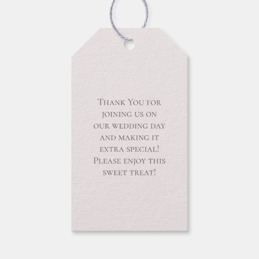 White Rose Classic Wedding ギフトタグ (裏面)