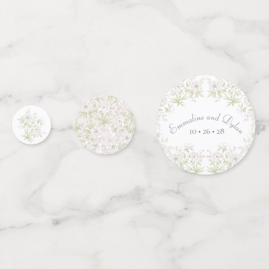 White Rose Classic Wedding コンフェッティ (正面)