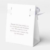 White Rose Classic Wedding フェイバーボックス (裏面サイド)