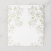 White Rose Classic Wedding プレイスカード (外部開封)