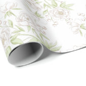 White Rose Classic Wedding ラッピングペーパー (ロールコーナー)