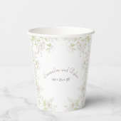 White Rose Classic Wedding 紙コップ (裏面)