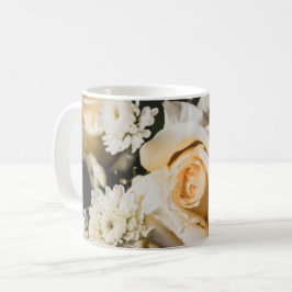 White Rose Flower Photography Floral Design コーヒーマグカップ