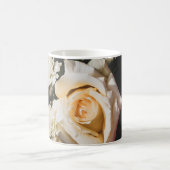White Rose Flower Photography Floral Design コーヒーマグカップ (中央)