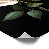 White Rose Graphic  ポスター (角)