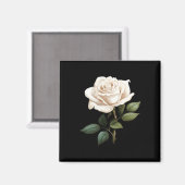 White Rose Graphic  マグネット (正面/裏面)