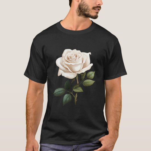 White Rose Graphic  Tシャツ (正面)