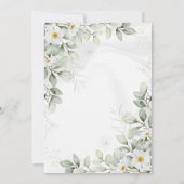 White Rose Green Arch Ramadan Iftar Invitation 招待状 (裏面)