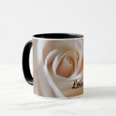 White Rose "Love You Mom" mug マグカップ (正面左)