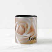 White Rose "Love You" mug マグカップ (中央)