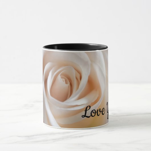 White Rose "Love You" mug マグカップ (中央)