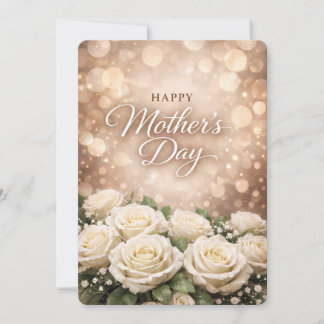 White Rose Mother’s Day Greeting Design シーズンカード