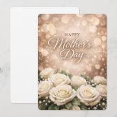 White Rose Mother’s Day Greeting Design シーズンカード (正面/裏面)