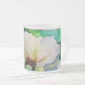 White Rose Mug フロストグラスマグカップ (正面右)