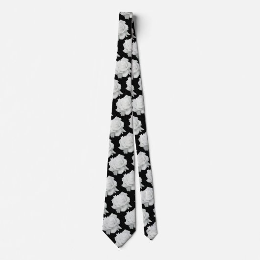 White Rose Petals Necktie ネクタイ (正面)
