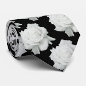 White Rose Petals Necktie ネクタイ (ロール)
