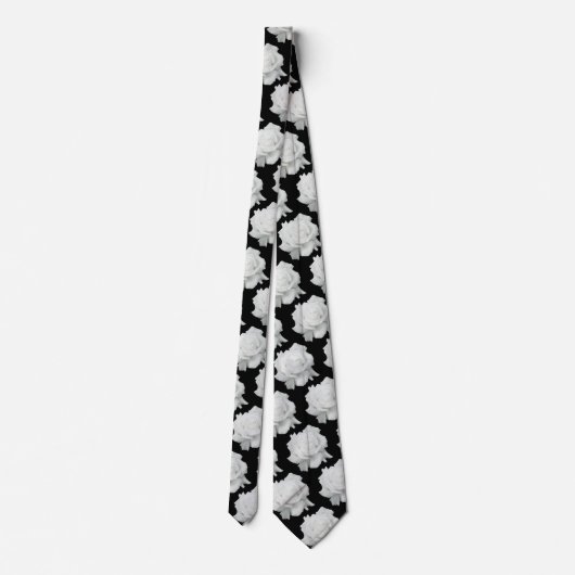 White Rose Petals Necktie ネクタイ (裏面)