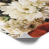 White Rose Photography Poster ポスター (角)