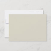 White Roses Beige RSVP card (裏面)