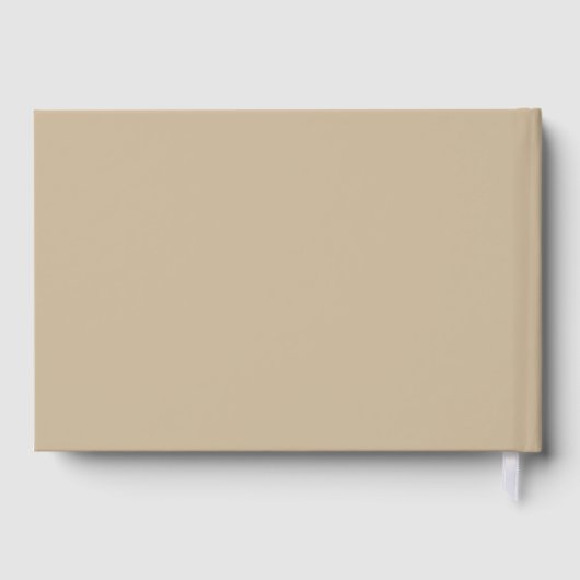 White Roses Floral Wedding Guest Book ゲストブック (裏面)