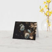 White roses in moody light, Sympathy カード (黄色い花)