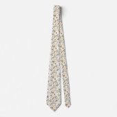 White  Roses on White ネクタイ (正面)