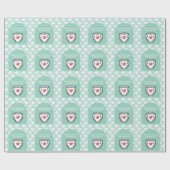 White Roses with An Arch Diaper Baby Shower ラッピングペーパー (フラット)