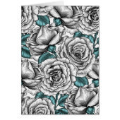 White roses with blue leaves (正面)