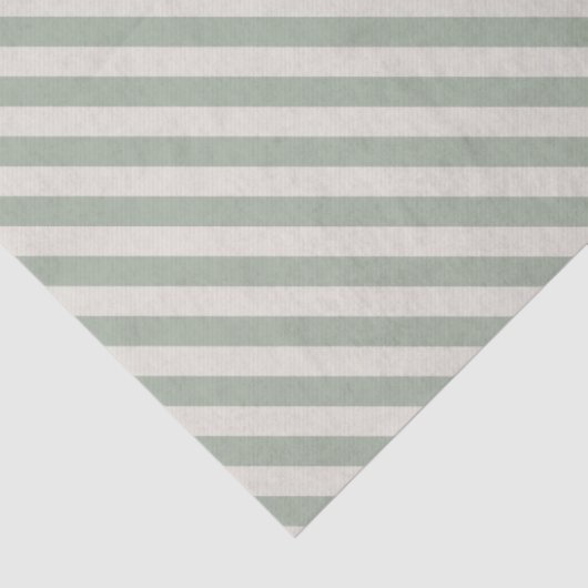 White Sage Green Diagonal Striped 薄葉紙 (詳細)