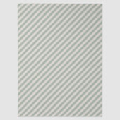 White Sage Green Diagonal Striped 薄葉紙 (正面)
