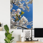 White Sakura H.G. ポスター (ホームオフィス)