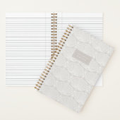 White Sand Beige | Deco Fans Personalized ノートブック (内側)