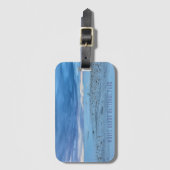 White Sands National Park Cloudy Sunrise ラゲッジタグ (正面縦)