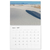 White Sands National Park Landscapes カレンダー (3月 2027)