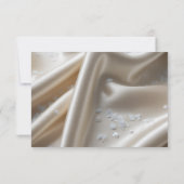 White Satin Roses and Peony Wedding セーブザデート (裏面)