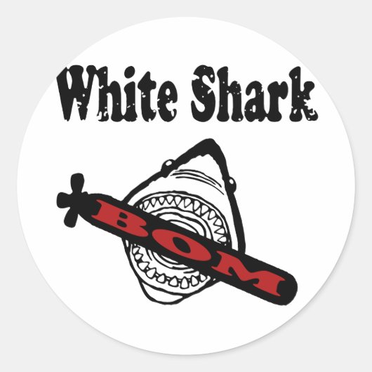 White Shark ラウンドシール (正面)