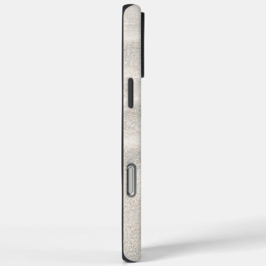 White Shimmer Sand Nautilus Shell Coastal  Case-Mate iPhoneケース (裏面 / 右)