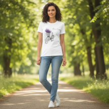 White Sketch Bike with Lavender No Underbase