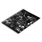 White Sketchbookスカル ノートブック (左側)