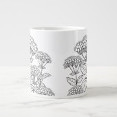 White Snakeroot - Ageratina altissima - Native ジャンボコーヒーマグカップ (正面)