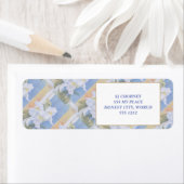 WHITE SNAPDRAGONS差出人住所ラベル ラベル (インサイチュ)